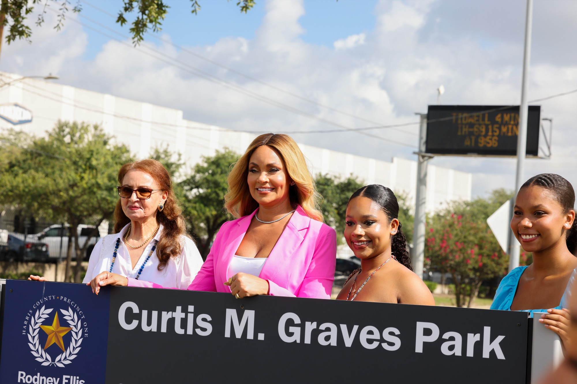 Photo from the Curtis Graves Park ribbon cutting and reception